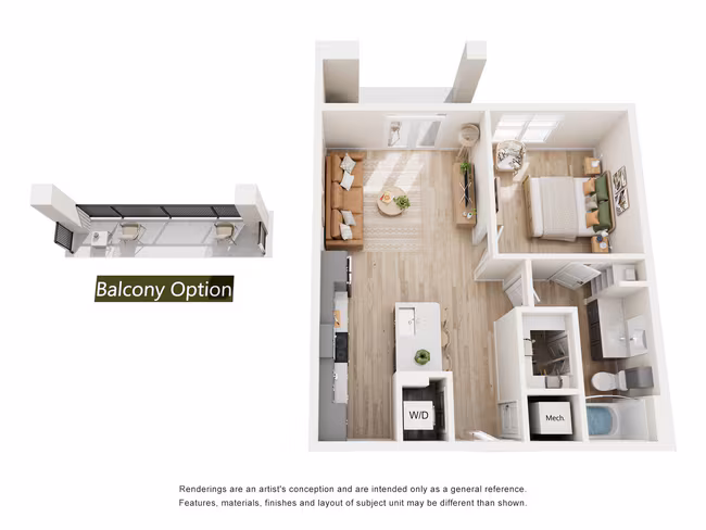 1B - 1B 2205 floor plan